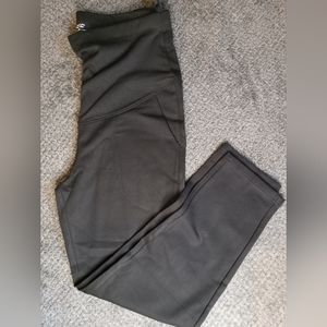 Alina Mae | Black over the bump maternity dress pants